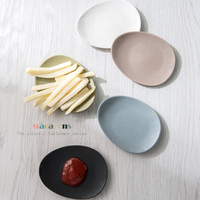 亿嘉韩式创意陶瓷器纯色蛋形味碟泡菜碟调味碟子多用芥末蘸酱碟