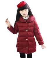 2015冬装童装中大女童韩版加厚中长款羽绒棉服棉衣外套棉袄潮款