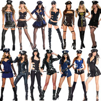 女警装酒吧夜店派对ds演出服装万圣节女警察服装制服诱惑角色扮演