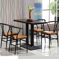 欧式餐椅个性铁艺椅子休闲椅美式咖啡厅桌椅简约餐椅餐厅酒吧餐椅