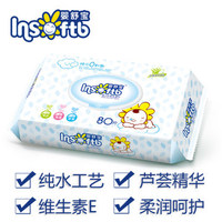 婴舒宝 婴儿手口护肤柔湿巾 80抽宝宝专用湿巾