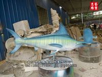 厂家定制玻璃钢仿真鲨鱼鲸鱼雕塑摆件海洋生物动物鱼类雕塑cs02