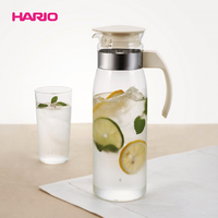 HARIO日本原装进口冷水壶 耐热玻璃凉水壶杯子 大容量玻璃水壶RP