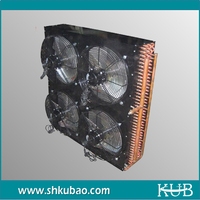 风冷凝器 FNH160 四风扇 含顿力电机 制冷机组配件 风冷冷凝器