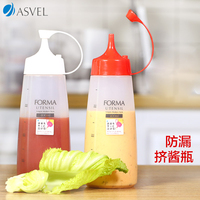 日本ASVEL厨房用品家用塑料挤压调味瓶油壶挤蜂蜜酱尖嘴瓶调料瓶