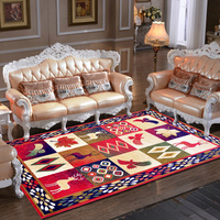 美式土耳其地毯地中海风情 客厅茶几卧室床边地毯欧式地垫