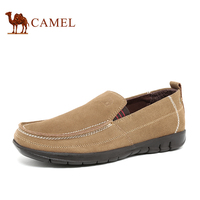 骆驼男鞋日常休闲皮鞋 牛反绒低帮鞋 圆头休闲皮鞋2147020
