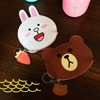 韩国ulzzang软萌卡通小熊零钱包小兔可爱创意立体硬币包手拿包