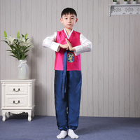 韩服男童儿童古装大长今舞蹈多色写真朝鲜民族表演演出服包邮