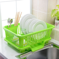 碗柜置物架塑料厨房沥水碗架带盖碗筷餐具收纳盒放碗碟架滴水碗架