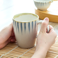 剑林 创意日式 杯子陶瓷 马克杯简约陶瓷杯个性水杯情侣马克杯