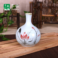 特价正品手绘花瓶 青瓷龙泉陶瓷创意花瓶欧式风格花插 厂家批发