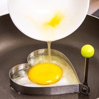 厨房不锈钢煎蛋器 加厚不锈钢煎蛋模具 爱心早餐