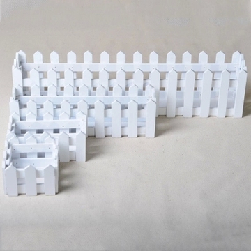 栅栏围栏护栏田园篱笆 白色阳台插花小栅栏