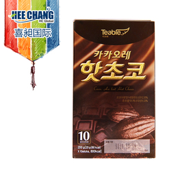 速溶可可粉韩国原装进口冲饮热巧克力冲剂饮料20g10条包邮