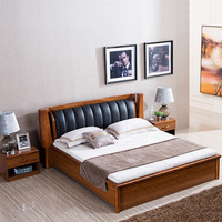 卧室家具套餐组合促销现代中式 床头柜床垫梳妆台妆凳 五门衣柜