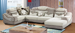 成都沙发客厅家俱 U型 现代休闲沙发 布艺沙发大户型沙发客厅1516