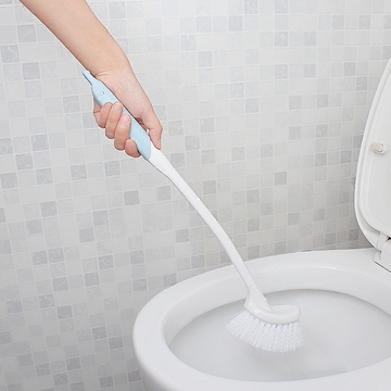 日本AISEN长柄浴室清洁刷软毛刷 加厚浴缸刷地板刷厕所刷马桶刷子