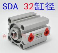 SDA SDA-B32X20X30X50X60小型薄型双动气缸可调AirTAC同款双出