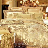 清悠居家纺 欧式奢华床上用品贡缎提花卧室软装别墅四六八十件套