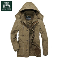 2015冬装新款石狮厂家直销AFS JEEP战地吉普男士加厚款棉衣