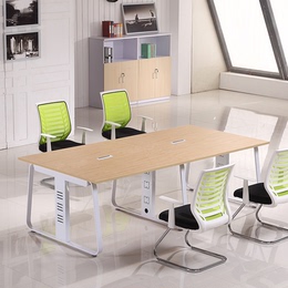 办公家具简易大小型板式会议桌简约现代电脑办公桌会客洽谈桌组合