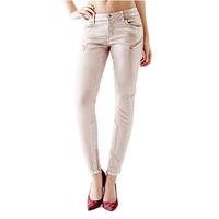 Guess女式牛仔裤 mid-rise paneled skinny jeans 海外代购正品