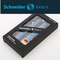 德国Schneider施耐德钢笔学生用正品练字钢笔BK400礼盒套装 F笔尖