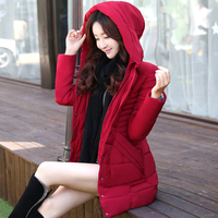 JLF韩版新款女装 加厚保暖连帽羽绒假两件棉袄衣外套BY175030915
