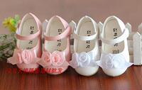 2015春季新款童鞋韩版甜美蕾丝花朵婴儿公主单鞋影楼摄影拍照鞋子