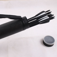 射箭器材 箭筒 塑料后背式可伸缩圆筒 箭壶 箭囊 箭包 玻纤箭