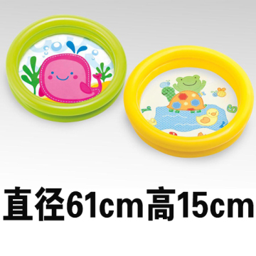 儿童充气圆形小水池 可用于戏水磁性钓鱼池 婴幼儿洗澡戏水决明子