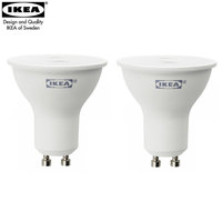 宜家IKEA RYET里耶LED灯泡GU10 200流明2700K暖白光两个装新品