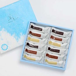 【白色恋人威化饼干12枚】美冬系列三种口味巧克力日本北海道进口