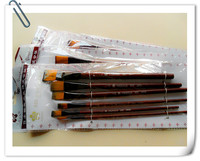 包邮樱花水粉画笔套装 6支装 820尼龙水粉画笔毛笔销售