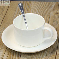 【天天特价】纯白欧式咖啡杯简约创意陶瓷咖啡杯骨瓷下午茶杯套装