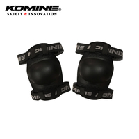 日本komine摩托车骑行护具骑士装备护膝两个装魔术贴护具SK-466