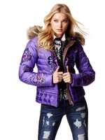 美国代购博格纳Bogner Jacky-Dp Purple JacketWithFur女士滑雪服