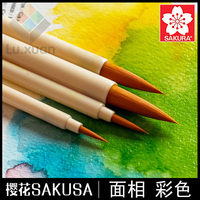 日本Sakura樱花面相笔 水彩画笔 勾线笔 漫画手绘上色笔 彩色笔