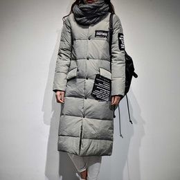 2015冬装新款潮羽绒服中长款加厚修身韩版显瘦过膝外套女