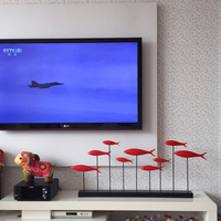 群鱼摆件工艺品 创意现代简约家居客厅玄关电视柜装饰品摆件摆饰