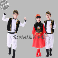 2016新款新疆舞蹈服男女儿童舞台演出服维吾尔族民族舞台表演服装