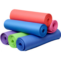 加厚10mmNBR瑜伽垫环保防滑运动健身垫仰卧起坐垫初学者瑜珈垫