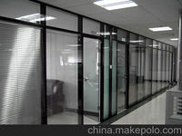 南京办公室高隔断钢化玻璃高隔断屏风隔墙铝合金隔断墙厂家直销