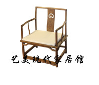 老榆木椅子免漆中式实木南管帽椅子靠背椅沙发椅子禅椅榆木家具