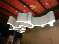 新中式亚克力雕刻异性吊灯 餐厅会所酒店吊灯 样板房软装定制吊灯