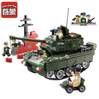 军事积木坦克装甲车 兼容乐高拼装玩具儿童益智拼插6-8-10-12岁