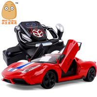 超大号遥控跑车模型 法拉利 无线遥控可充电池 儿童玩具车礼物