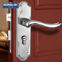 荣力斯 欧式门锁室内卧室房门锁卫生间执手锁具木门锁 门锁