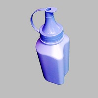 碳粉瓶空瓶带漏斗300毫升 惠普三星兄弟HP12a 88a碳粉包装塑料瓶